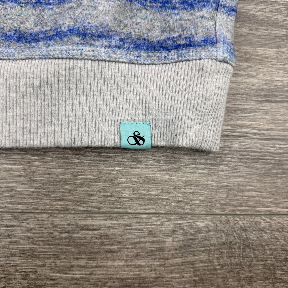 Scotch & Soda Sweatshirt Mens Large Melange Stripe Space Dyed Crewneck Pullover - Picture 6 of 13